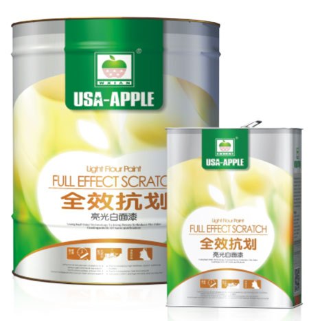 美国苹果漆面向全国火热招商全效抗划亮光白面漆