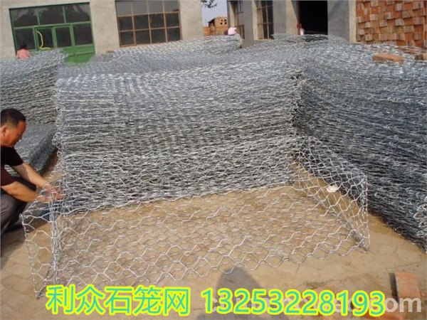 河道护坡抢险整治固滨笼水利护堤格宾网石笼
