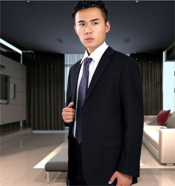 山西为企创形男士西服套装修身型正装新郎伴郎结婚礼服