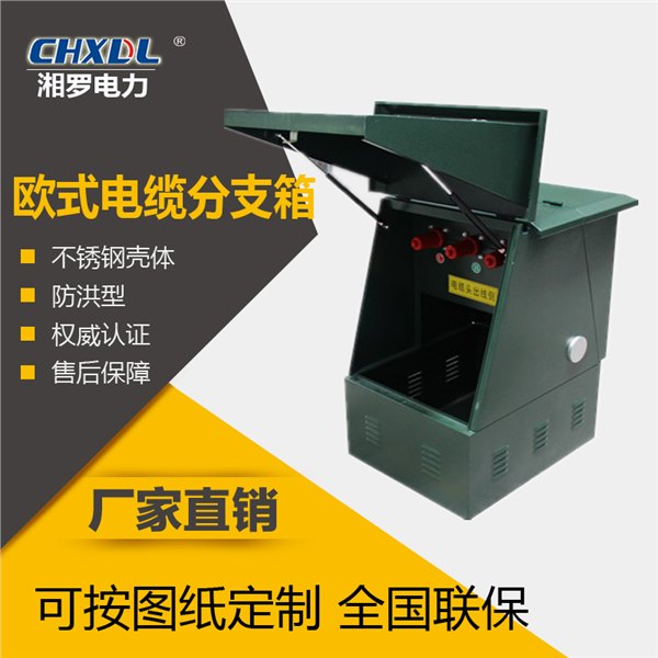 高压电缆分接箱DFW-12kv630A欧式一进三出