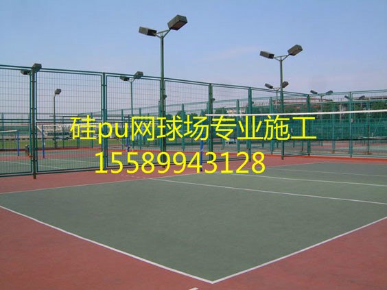 镇江丙烯酸网球场施工厂家，镇江硅pu网球场施工，弹性丙烯酸网球场施工
