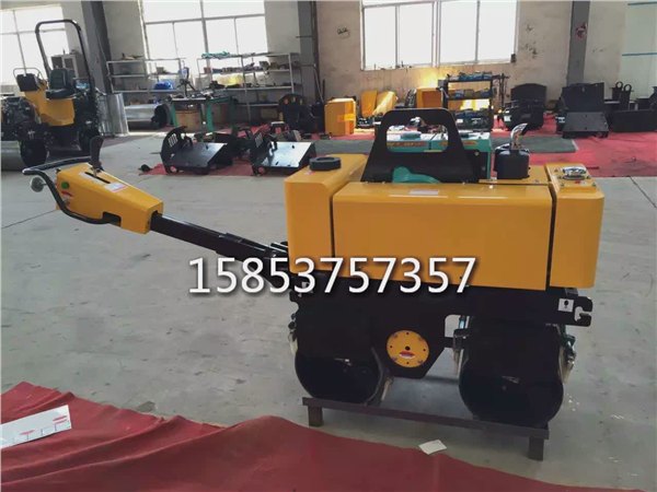北票市全液压小型压路机手扶式双轮沥青压实机小型震动碾