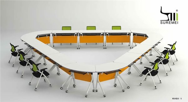 8人板式会议桌采购上海品牌办公家具硕美