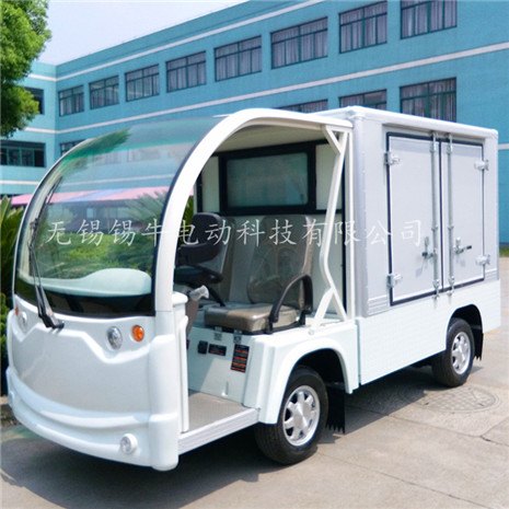 直销泰州2座电动送餐电瓶车，四轮保温餐车，电厂不锈钢餐车，可定制