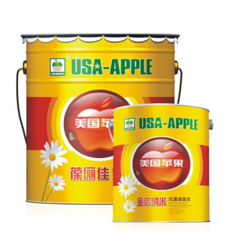 亚太苹果金装纳米抗菌墙面漆  油漆涂料招商加盟 品牌涂料代理