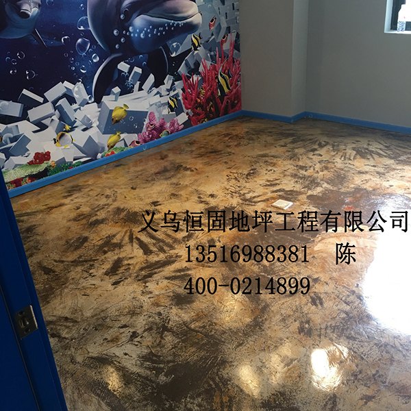 义乌艺术彩色压花地坪深受景观建筑界的肯定