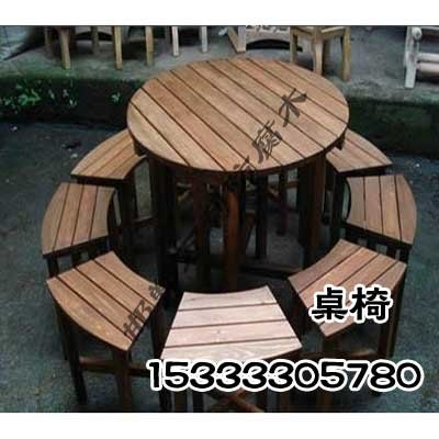 防腐木桌椅定制厂家【邯郸万利防腐木】防腐木桌椅价格