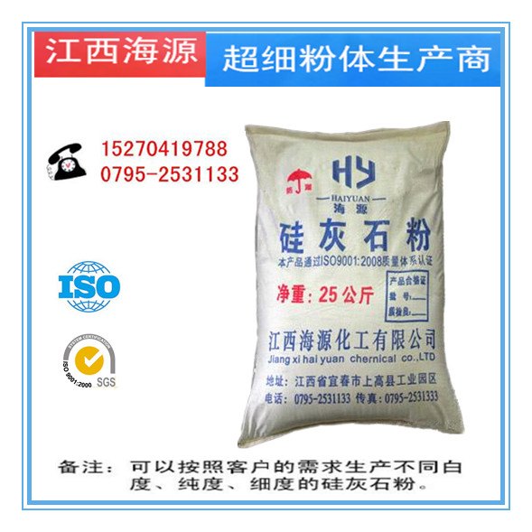 浙江PP母粒级硅灰石粉生产厂家