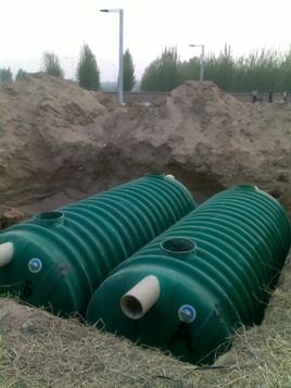 波纹玻璃钢化粪池玻璃钢整体化粪池限时供应【华盛】