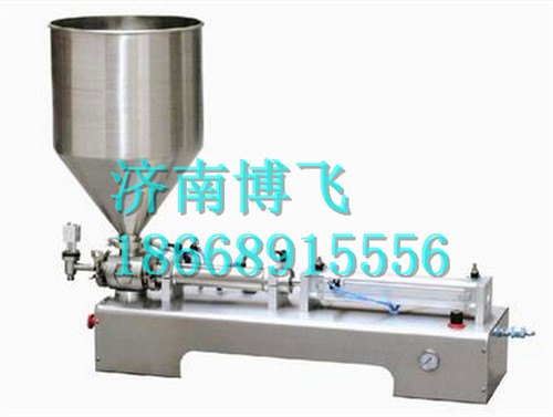 玫瑰酱立式灌装机M电器用油半自动活塞式灌装机【济南博飞】