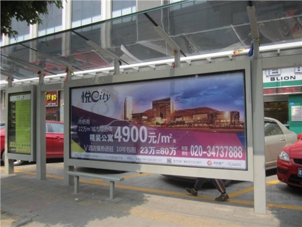 广州市番禺区候车亭广告