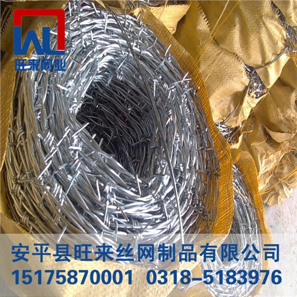 不生锈刺线 带刺铁线 刺绳防护网