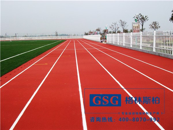 自结纹塑胶跑道 塑料跑道