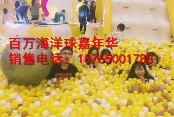商场游乐设备厂价直销室内外百万海洋球嘉年华 