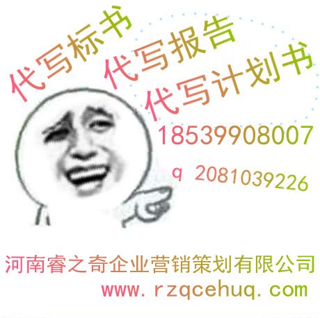 恩施代写竞争性磋商文件