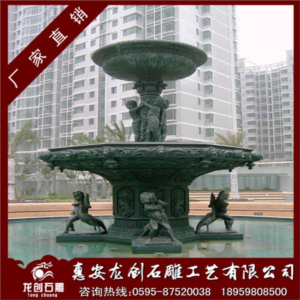 人工雕刻石雕欧式水钵喷泉 石雕水珐 水钵生产厂家