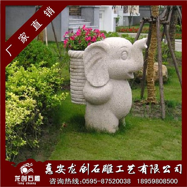 专业雕刻花钵 花岗岩花钵 花钵制作生产