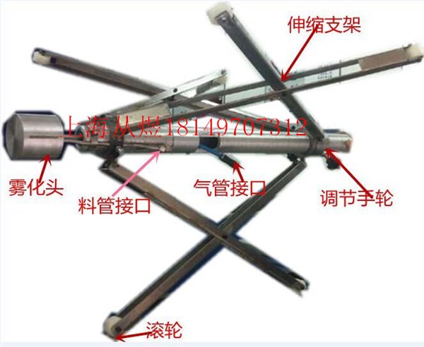 供应大管内壁旋转喷涂设备