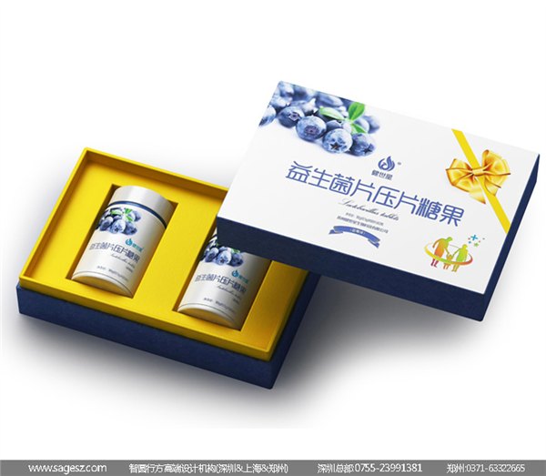 益生菌包装设计 益生菌片包装设计 高档礼盒包装设计