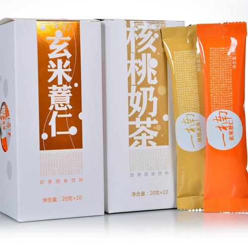 红豆薏米粉包装盒定做/薏仁米纸盒印刷/成都薏仁手提袋礼品盒生产
