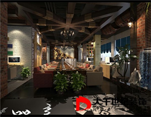 时尚网吧装修公司-休闲网吧装修