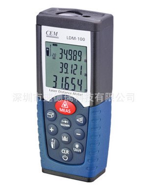 香港CEM 激光测距仪  LDM-100 手持测距仪 
