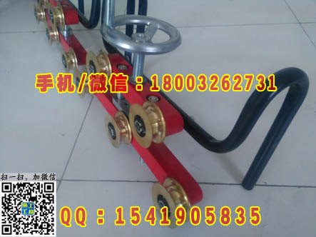 五轮电车线校直器TCS-5铜轮接触线校直机