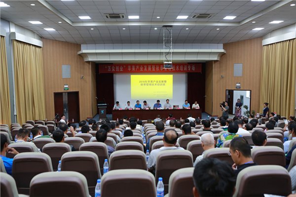 烟台烟台果树苗木会青农禾果树管理技术现场观摩培训讲座