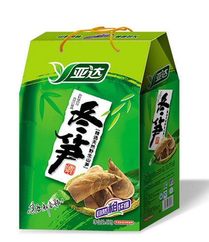 竹海竹荪包装盒定做/宜宾竹笋礼品盒包装定制/竹笋片纸盒印刷