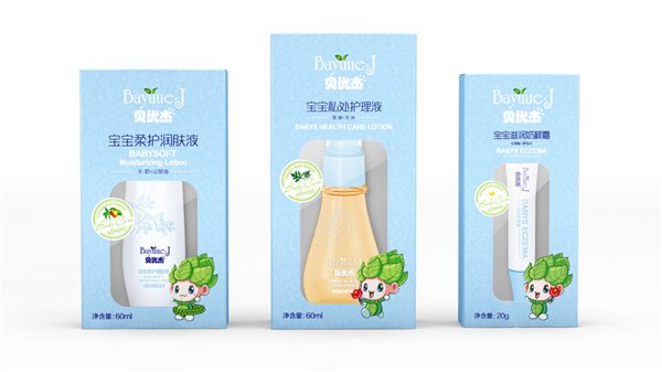 婴儿洗护产品包装设计-奥思集美