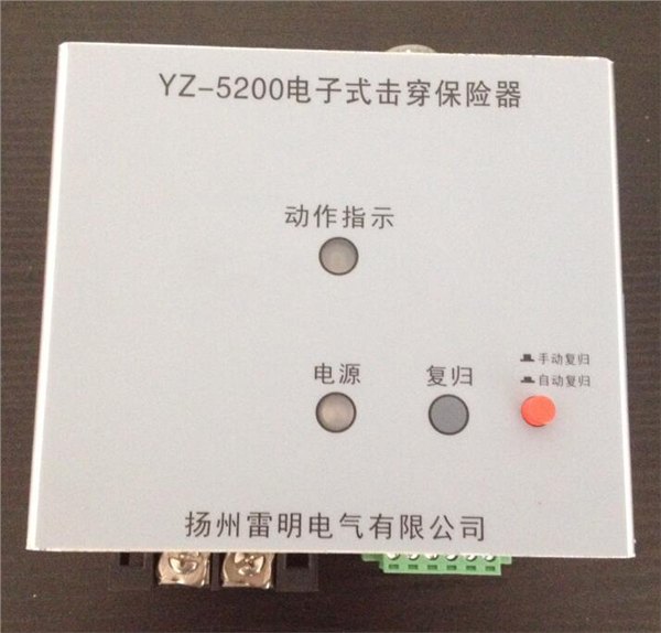 电压互感器中性点接地电子式击穿保险器