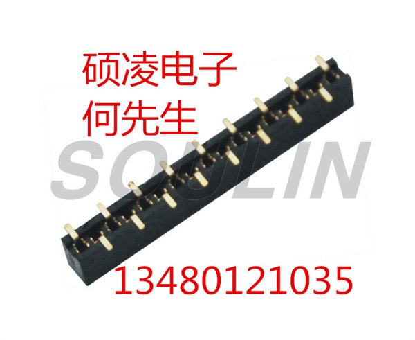 2.54mm双排针,90/180度,H=4.3mm 深圳工厂