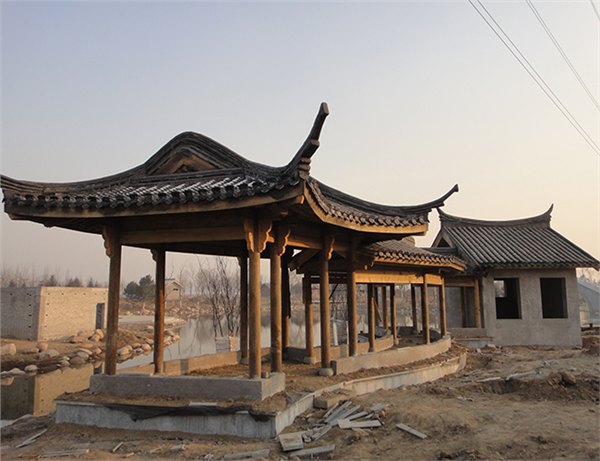 仿古长廊加工-邵瑜古建