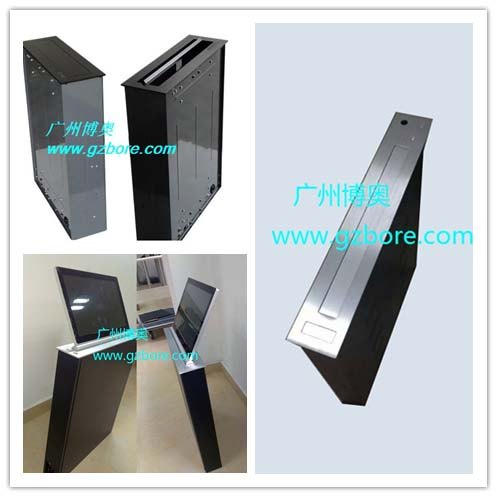 液晶屏升降器会议桌显示器升降支架价格