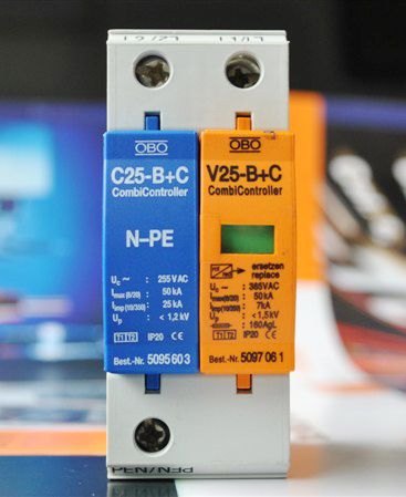 220V单相OBO过电压保护器 V25-B+C/1+NPE