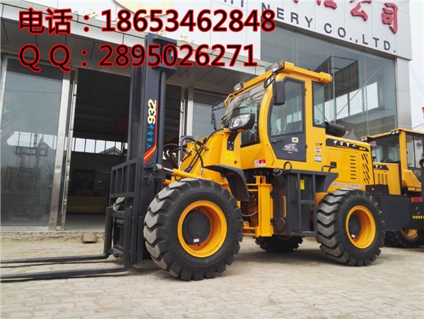 四驱叉车型号3吨4吨5吨越野叉车图片工地专用ss1