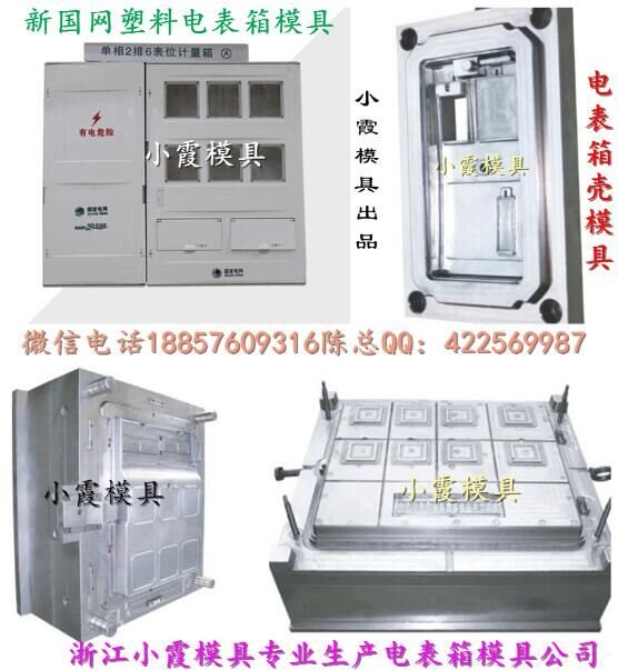 浙江模具供应商 塑料国网新标准单相六位电表箱模具供应商地址