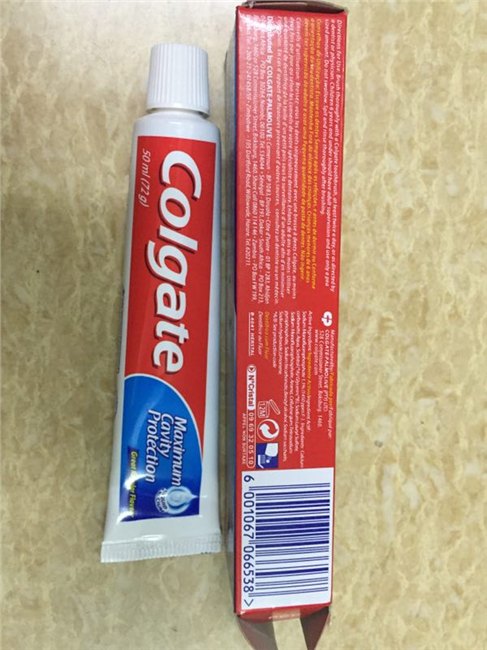 外贸高露洁牙膏英文版厂家直销