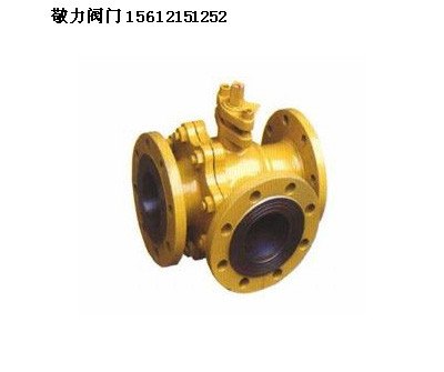 法兰连接三通球阀