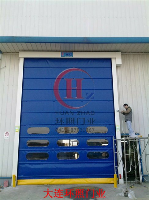 塑料门帘 环照门业 快速卷帘门大连环照 