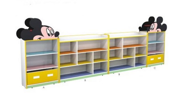 重庆幼儿玩具柜别墅组合柜收纳柜储物柜分类架书架儿童家具