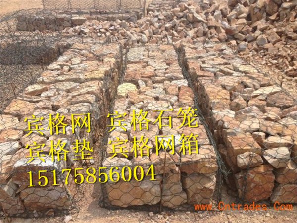 常德生态宾格石笼网生产厂家河流生态固脚宾格石笼网价格