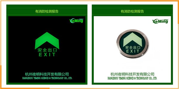 预埋型钢化玻璃蓄光蓄光导向标识自发光消防疏散标识