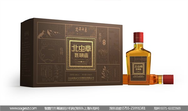 北虫草包装设计 鹿鞭酒包装设计 保健酒包装设计