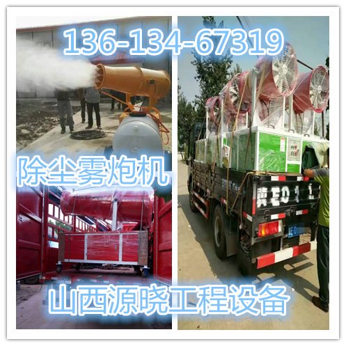 福建福州新型远程风送式雾炮机 工地降尘除尘喷雾机
