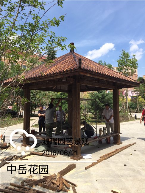 长春木凉亭制作厂家
