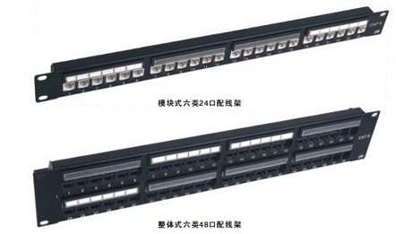 供应普天六类24口非屏蔽数据配线架