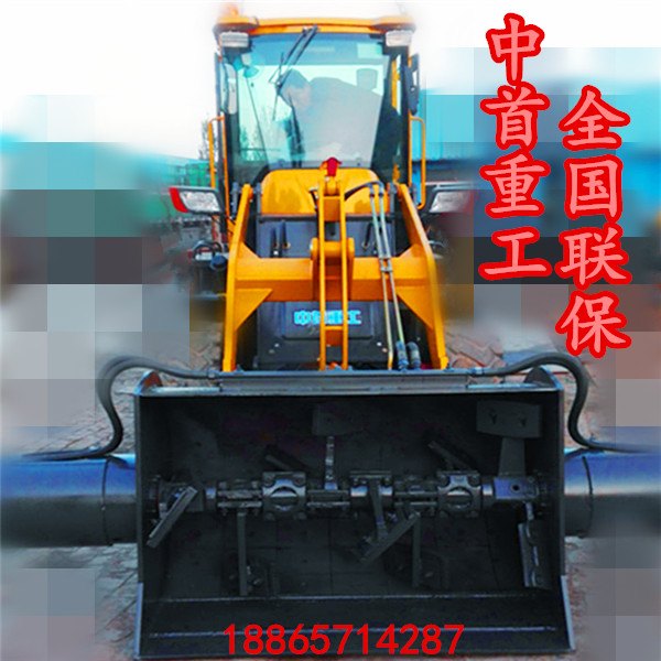 装载机带液压斗搅拌机多用图片四川厂家s