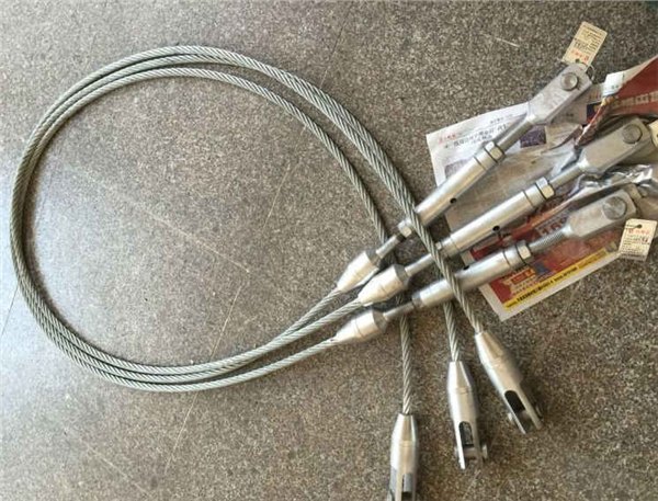 叉耳式可调节浇铸钢丝绳索具