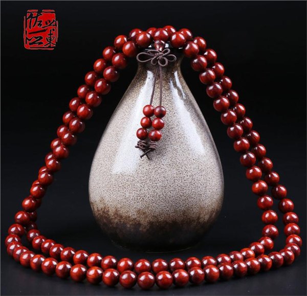 印度小叶紫檀佛珠价格/保真正宗小叶紫檀批发
